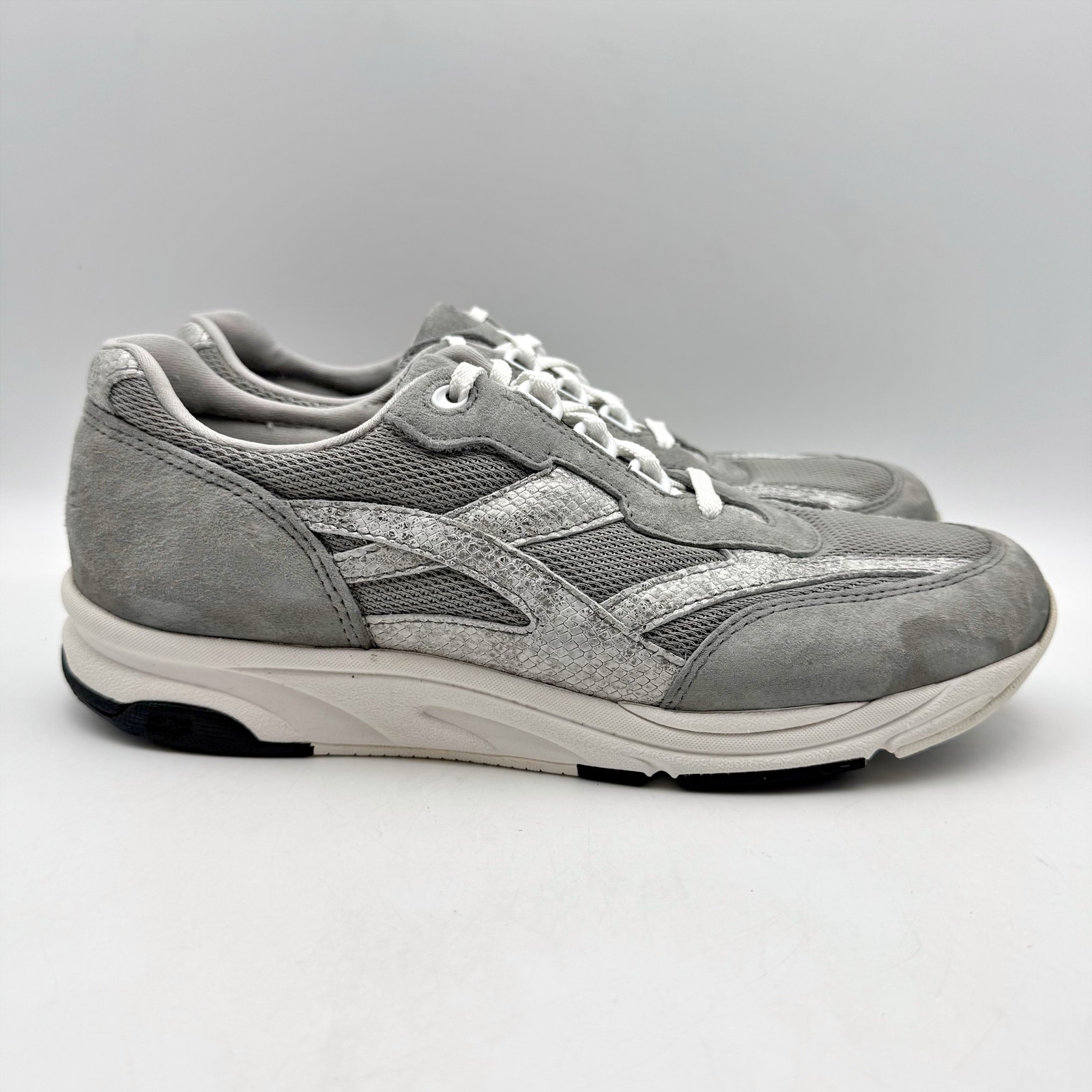 Sas Womens Tour Mesh Comfort Walking Sneakers Us 9.5 S Gray Athletic Euc